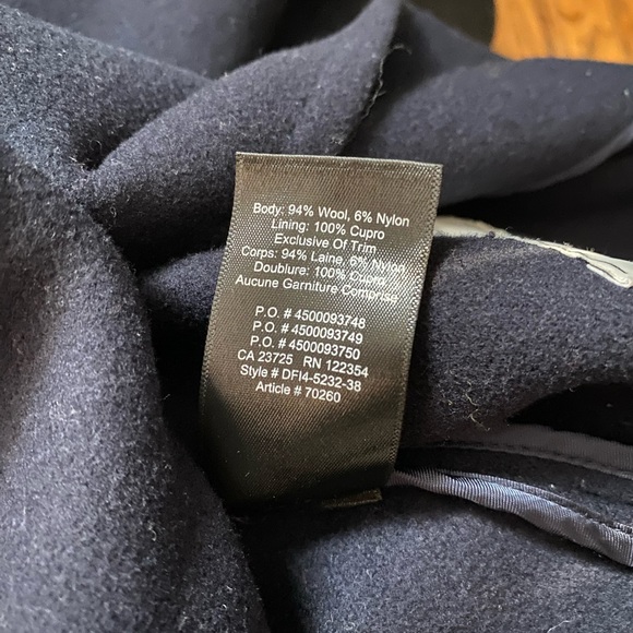 Wilfred Navy Coat size S - Picture 3 of 7